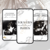 : Invitations digitales personnalisées pour mariage dans le Val-d'Oise (95), Paris, et Oise (60). Design élégant et service rapide pour célébrer vos événements avec style.