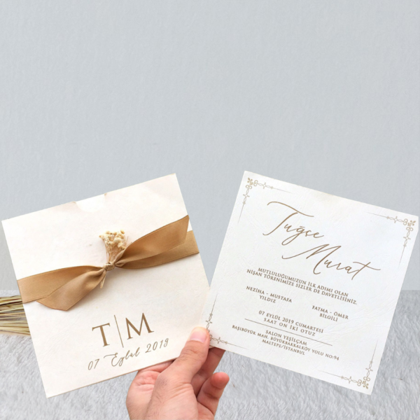 Faire-part et invitations personnalisés – Mariage Persan Val d’Oise 95